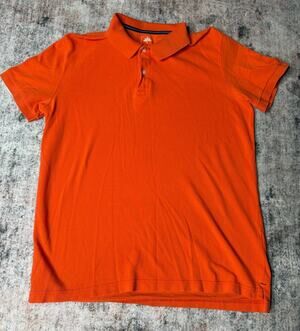 Gap Classic Fit Orange Short Sleeve Polo Shirt L